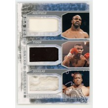 Holyfield/Tyson/Douglas 2011 Sport Kings Triple Trunks Card #TM-05