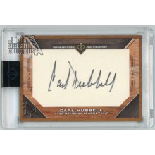 Carl Hubbell 2017 Topps Transcendent Baseball MVP Cut Signature Autograph 1/1