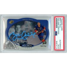 Brett Hull 1996-97 Upper Deck SPX Autograph Card #HH8 PSA/DNA (Light Blue)