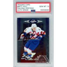 Brett Hull 1997-98 Donruss Limited Autograph Card #24 PSA/DNA 10 (Red)