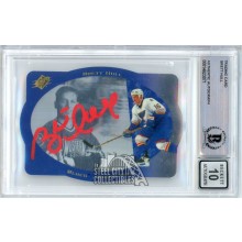Brett Hull 1996-97 Upper Deck SPX Autograph Card #40 BAS 10 (Red)