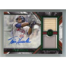 Torii Hunter 2022 Topps Museum Autograph Relic Card #SWDRA-TH 1/1