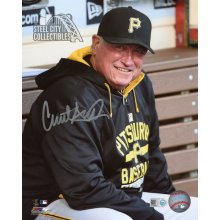 Clint Hurdle Autographed Pittsburgh Pirates 8x10 Photo - MLB Hologram