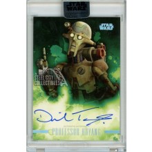 David Tennant Professor Huyang 2019 Topps Star Wars Stellar Signatures Autograph Card 28/40