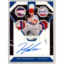 Ian Anderson 2019 Panini Cornerstones Autograph Quad Patch Card #PC-IA 1/1