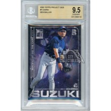 Ichiro Topps Project 2020 #1 2001 Topps by Ben Baller BGS 9.5 Gem Mint