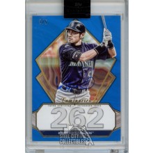 Ichiro 2022 Topps Luminaries Blue Autograph Card #HK-ICH 3/5