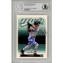 Ichiro Suzuki 2003 Upper Deck MVP Autograph Card #182 BAS