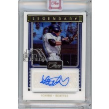 Ichiro 2022 Panini Three & Two Legendary Autograph Card #LS-IS 03/10