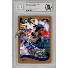Ichiro Suzuki 2002 Topps Opening Day Autograph Card #51 BAS