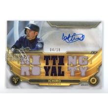 Ichiro 2019 Topps Triple Threads Autograph Jersey Card #TTAR-I 04/18