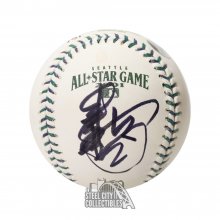 Ichiro Suzuki Kanji Autographed 2001 All Star Game Official All Star Game Baseball - BAS COA