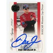 Dale Earnhardt Jr 2002 Press Pass Signings Autographed Card