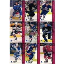 2003-04 Be A Player Memorabilia Hockey 200-Card Ruby Parallel Base Set