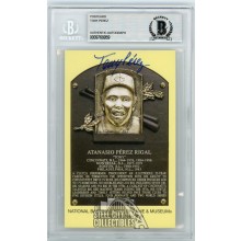 Tony Perez Autographed Postcard - BAS