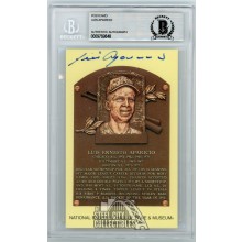 Luis Aparicio Autographed Postcard - BAS