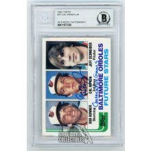 Cal Ripken Jr 2632 Consecutive Games 1982 Topps Autographed Card #21 - BAS