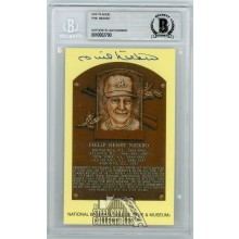 Phil Niekro Autographed Postcard - BAS