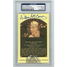 Willie McCovey Autographed Postcard - PSA/DNA