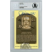 Robin Yount Autographed Postcard - BAS