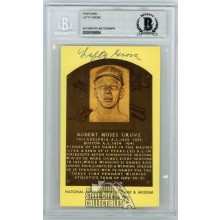 Lefty Grove Autographed Postcard - BAS