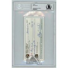 Gary Carter Autographed Check - BAS