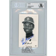 Lou Brock Autographed Postcard - BAS 10