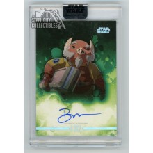 Bobby Moynihan Orka 2019 Topps Star Wars Stellar Signatures Autograph Card 11/40