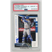 Vladimir Guerrero Jr 2019 Panini Rookies & Stars Autographed Rookie Card #13 - PSA/DNA 10