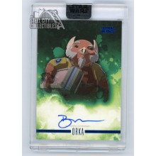 Bobby Moynihan Orka 2019 Topps Star Wars Stellar Signatures Autograph Card 23/25