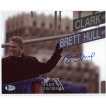 Brett Hull Autographed 8x10 Photo - BAS COA