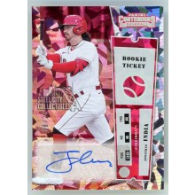 Jonathan India 2021 Panini Contenders Rookie Ticket Cracked Ice Autograph Card 08/23