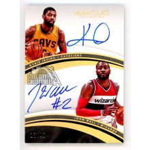 Kyrie Irving/John Wall 2016-17 Panini Immaculate Autograph Card #22 13/49