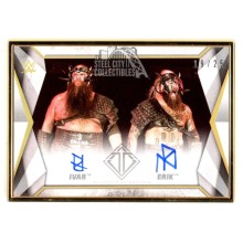 The Viking Raiders Ivar/Erik 2020 Topps Transcendent Autograph Card #DA-VR /25