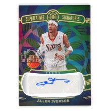Allen Iverson 2021-22 Panini Illusions Superlatives Autograph Card #SS-AIV 4/5