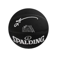 Allen Iverson Autographed Black Spalding Basketball - Fanatics