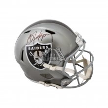 Bo Jackson Autographed Oakland Raiders Flash Replica Full-Size Football Helmet - BAS