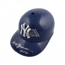 Reggie Jackson HOF 93 Autographed New York Yankees F/S Souvenir Replica Batting Helmet - JSA COA