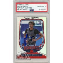 Jalen Green 2021-22 Panini Marquee Autograph Rookie Card #144 PSA/DNA 10