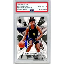 Jalen Green 2021-22 Panini Rookies & Stars Autograph Rookie Card #304 PSA/DNA 10