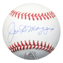 Joe DiMaggio Autographed OAL Bobby Brown Baseball- JSA LOA YY02505