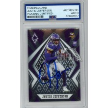 Justin Jefferson 2020 Panini Phoenix Autograph Rookie Card #111 PSA/DNA