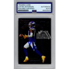 Justin Jefferson 2020 Panini Select Autograph Rookie Card #SCR-9 PSA/DNA