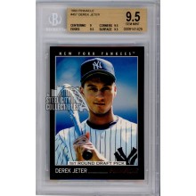 Derek Jeter 1993 Pinnacle Baseball Rookie Card #457 BGS 9.5 Gem Mint