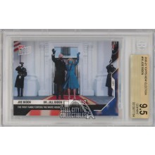 Joe Biden/Dr. Jill Biden 2021 Topps Now Election Card #16 BGS 9.5 Gem Mint