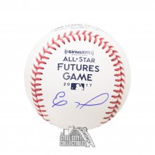 Eloy Jimenez Autographed 2017 Futures Game Official MLB Baseball - JSA COA