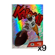 2024 Panini Absolute Football Countdown Calendar EMPTY Box - Jordan Love Kaboom Cover (LOT of 9)