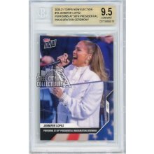 Jennifer Lopez 2021 Topps Now Presidential Election Card #18 BGS 9.5 Gem Mint