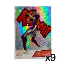 2024 Panini Absolute Football Countdown Calendar EMPTY Box - JJ McCarthy Kaboom Cover (LOT of 9)