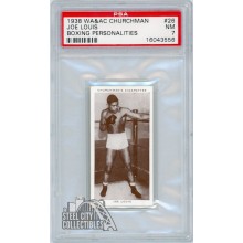 Joe Louis 1938 WA&AC Churchman Boxing Personalities Card PSA 7